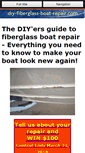 Mobile Screenshot of diy-fiberglass-boat-repair.com